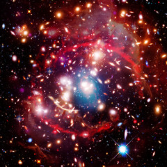 Cosmic galaxy background. Stars and cosmic gas.The elements of this image furnished by NASA.