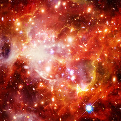 Galaxy and light. The elements of this image furnished by NASA.