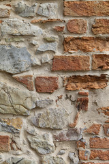 Steinwand und Struktur als Hintergrund 