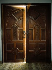 door in old house