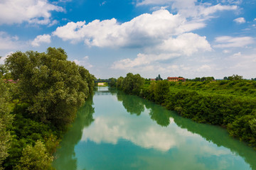 The river Livenza in Italy