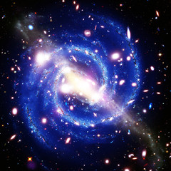 Beautiful sky background. The elements of this image furnished by NASA.