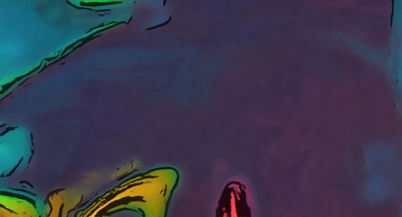 Watercolor background in warm colors. Marble paint abstract pattern. Very bright crazy art. Funny texture. Print pattern for textile and fabric. Psychedelic wavy concept.