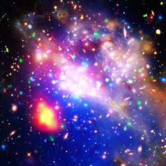 Beautiful sky background. The elements of this image furnished by NASA.