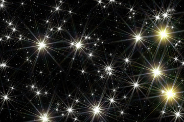 Fototapeta na wymiar Background of space with stars.