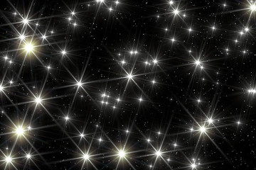 Night space background. Stars.