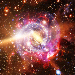 Galaxy. The elements of this image furnished by NASA.