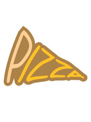 pizza restaurant backen lecker 1 stück salami text logo stücke fast food hunger kochen koch bäcker cool design küche