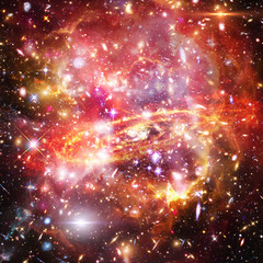 Cosmic galaxy background. Stars and cosmic gas.The elements of this image furnished by NASA.
