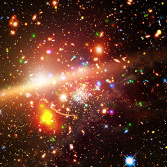 Galaxy. The elements of this image furnished by NASA.