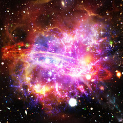 Obraz premium Galaxy and stars. The elements of this image furnished by NASA.