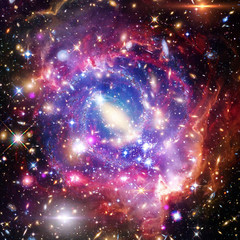 Fototapeta premium Galaxy, nebula and gas. The elements of this image furnished by NASA.