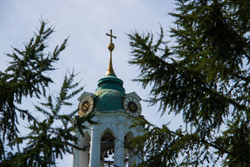 Yaroslavl. Yaroslavl state Museum-reserve. Spaso-Preobrazhensky monastery. All-monastic belfry of the 16th century.