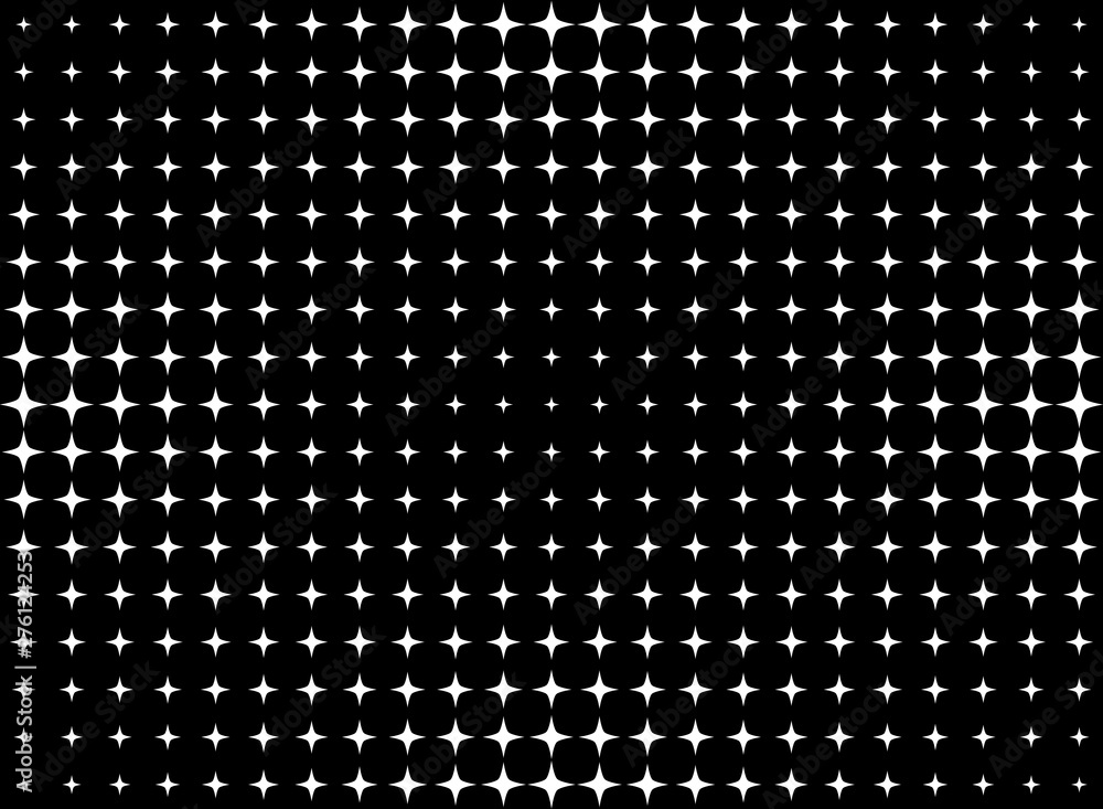Poster abstract background with stars. monochrome texture or pattern.