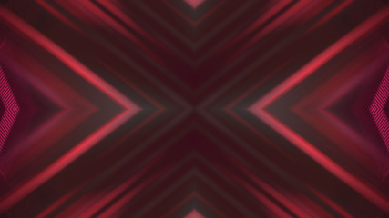 Dark abstract futuristic background. Neon lines glow. Neon lines, shapes. Red glow