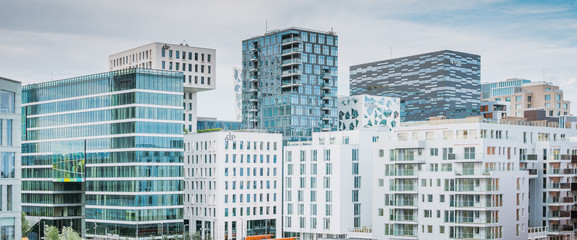 Oslo, Norwegia, stolica, capitol, z lotu ptaka, norway, norge, skandynawia, scandinavia © Dreamnordno