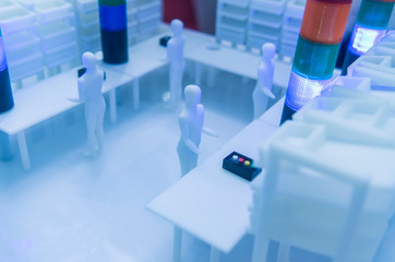 Miniature Worker control cnc equipment