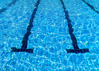 Schwimmbad Bahnen Sportschwimmen Rennen Wettkampf Hintergrund