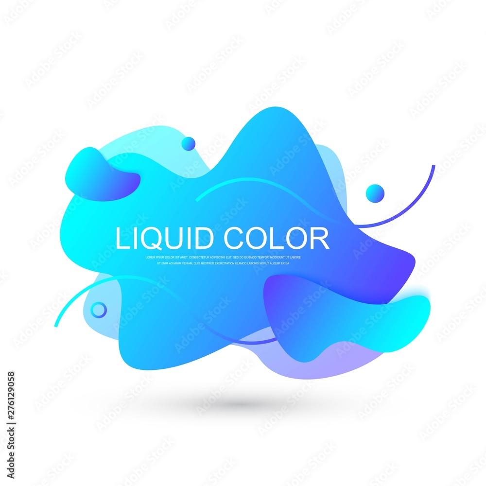Aufkleber modern minimal liquid gradient splashes with dynamic colors. vector design for cover, greeting card,
