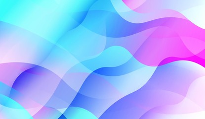 Abstract Shiny Waves, Lines. For Elegant Pattern Cover Book. Vector Illustration with Color Gradient.