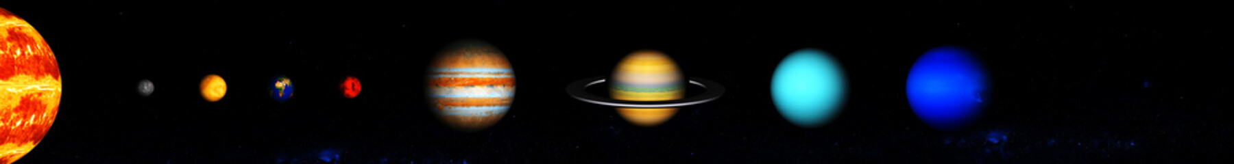 Our eight planets of the solar system © Tom Voelz