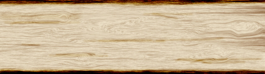 Oak old wooden board bleached with tears and knots. Panoramic background