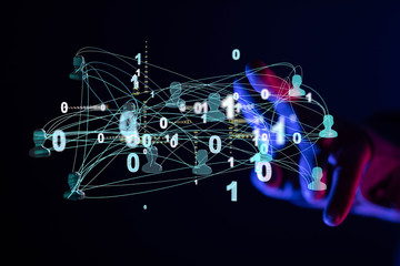 Social Media Circles modern Network