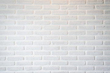 White brick texture background can used for design, background concept.