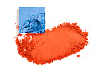 Cosmetics isolated on white.