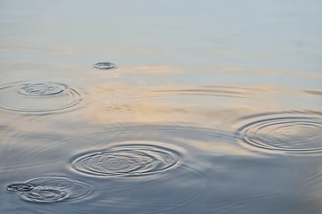 Fototapeta na wymiar vivid reflective water surface