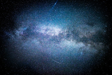 Milky Way galaxy in the night sky. Starry sky