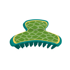 Vector illustration of comb and hairpins logo. Collection of comb and decoration stock vector illustration.