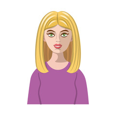 Vector design of avatar and face symbol. Collection of avatar and profile vector icon for stock.