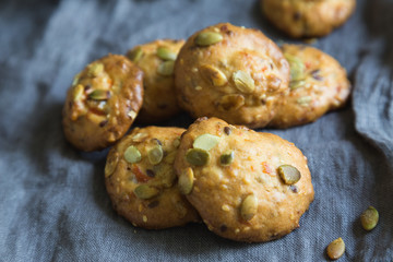 Fresh Homemade Pumpkin Seed Cookies