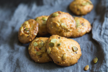 Fresh Homemade Pumpkin Seed Cookies