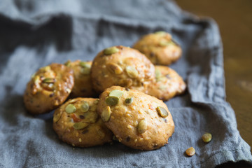 Fresh Homemade Pumpkin Seed Cookies