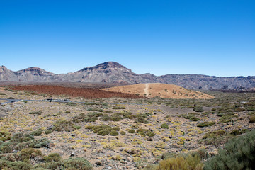 View  near Teide vulcano , Tenerife, Spain