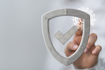 security data code digital in hand