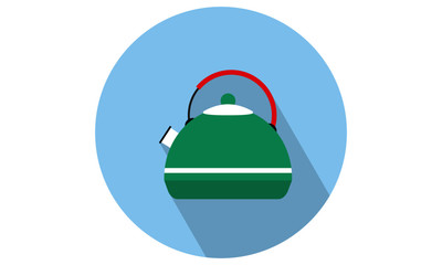 Kettle Vector Illustration Flat icon