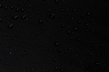 Rain droplets on car  background