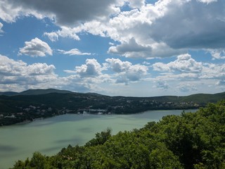 Fototapeta na wymiar Beautiful view of lake Abrau