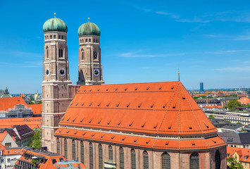 Frauenkirche church in the Bavarian city of Munich