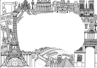 Obraz premium paris poster