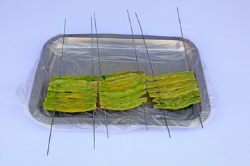 original material of boiled beans