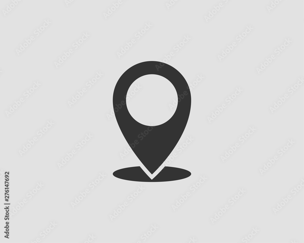 Poster map icons. marker pointer. pin location vector icon. gps navigation symbol.