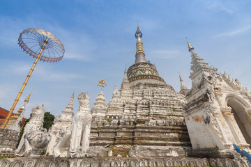 Fototapeta premium Wat Sanfang temple is beautiful temple in Chiangmai , Thailand