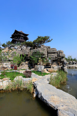 Traditional Chinese architectural scenery