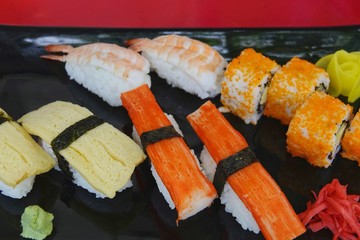 sushi and sashimi