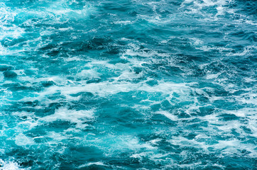Fototapeta na wymiar Blue Sea Water Surface