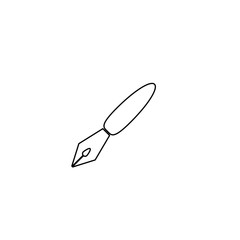 Obraz premium Brush tool icon. Art design symbol